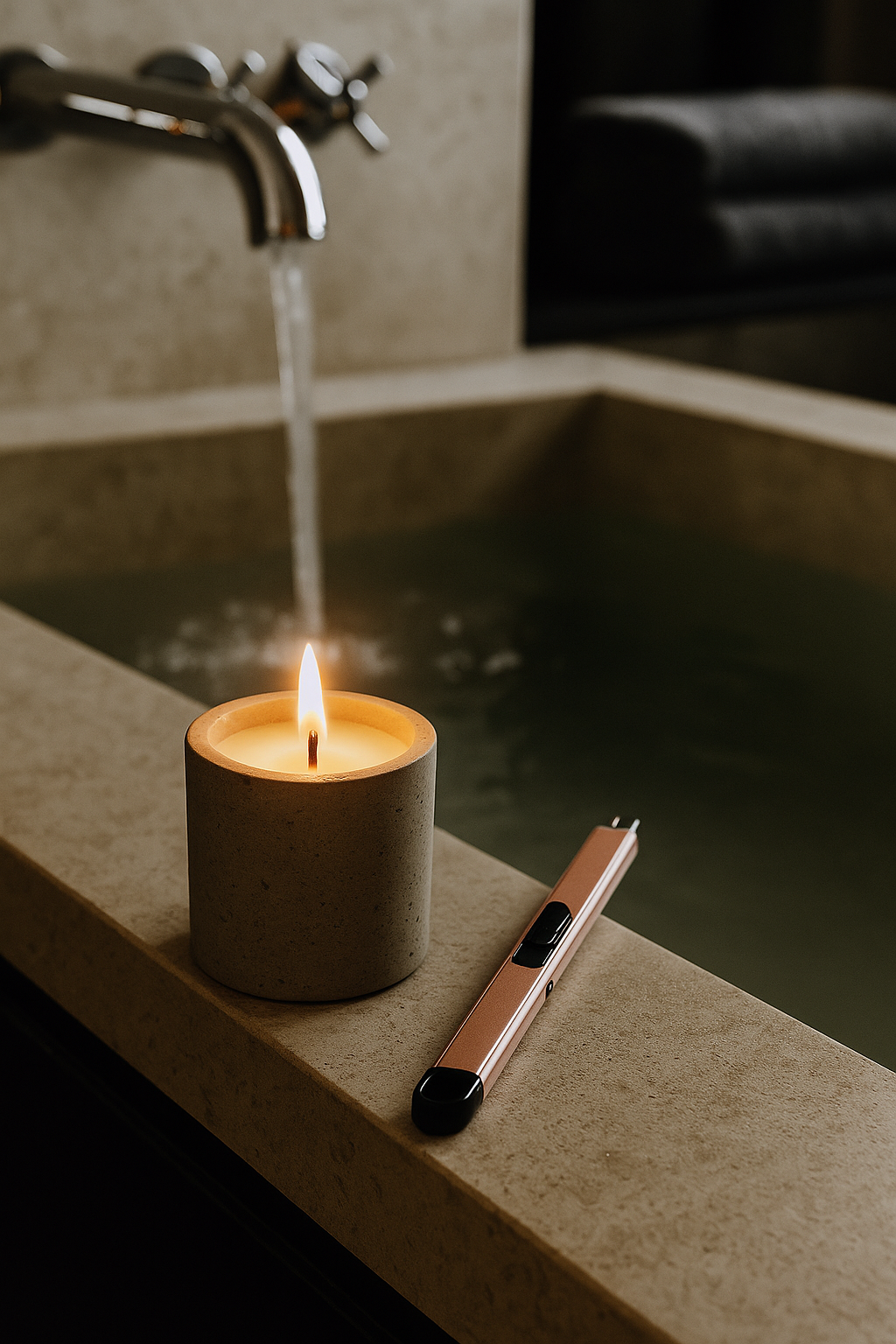 Rose Gold Electric Lighter